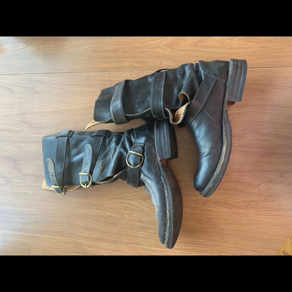 Fiorentini + Baker Eternity leather moto boots size 37.5 - Picture 7 of 11